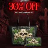 "Bloodrose" Poison Ivy Leather Tote Bag Deal