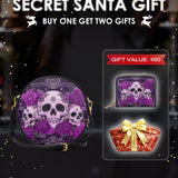 "Bloodrose" Poison Plum Circle Crossbody Bag Matching SANTA Combo