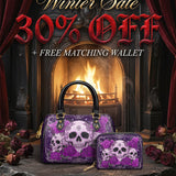 "Bloodrose" Poison Plum Mini Satchel Deal