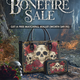 "Bloodrose" Leather Handbag Deal