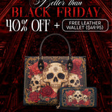 "Bloodrose" Leather Handbag Deal