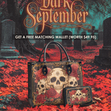 "Bloodrose" Leather Handbag Deal