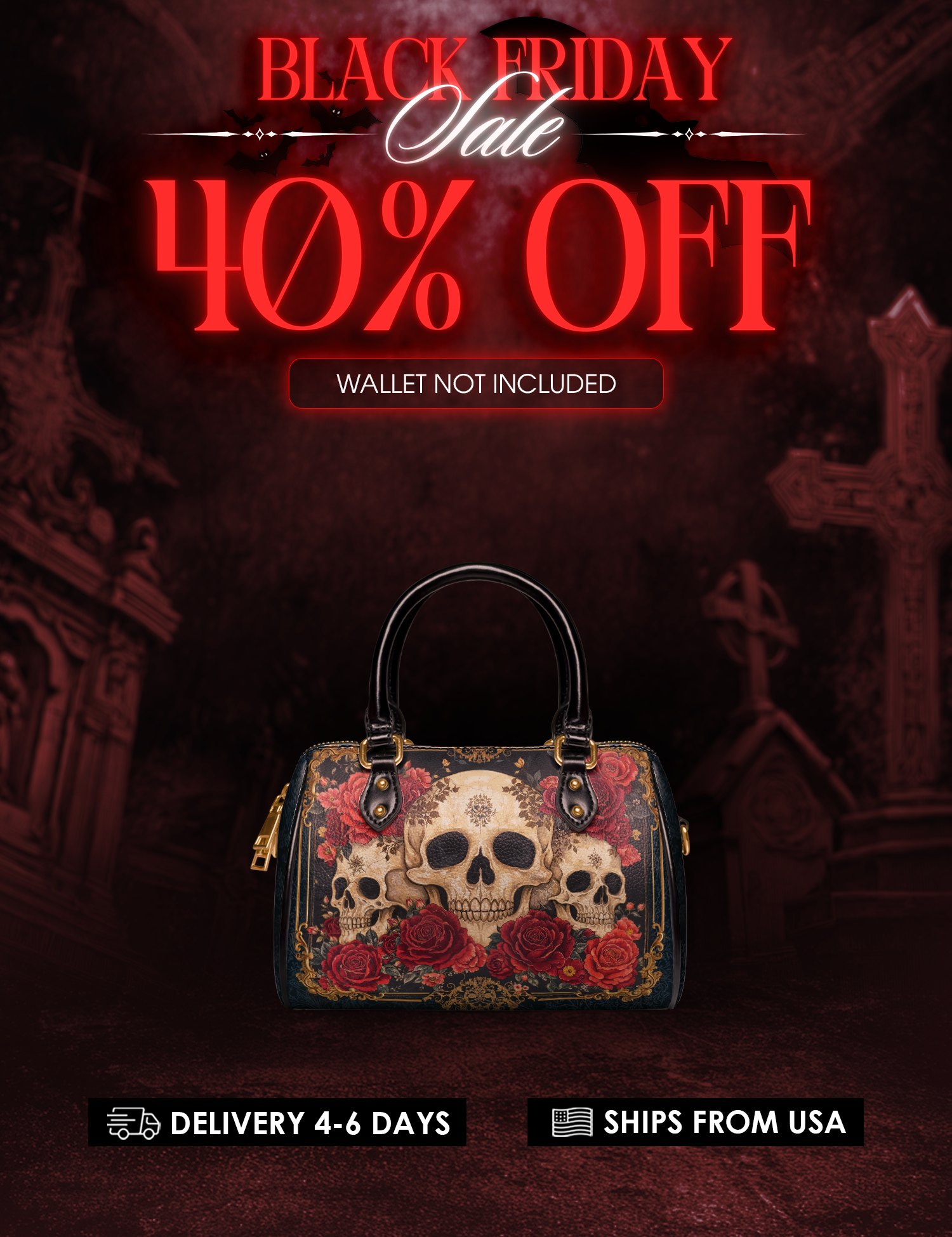 "Bloodrose" Mini Satchel Deal