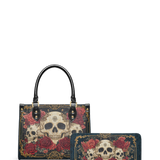 "Bloodrose" The Signature Trio Bundle (Small Leather Handbag)