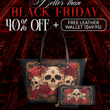 "Bloodrose" Leather Tote Bag Deal