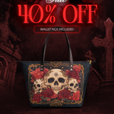 "Bloodrose" Leather Tote Bag Deal