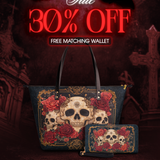 "Bloodrose" Leather Tote Bag Deal