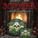 "Bloodrose" Poison Ivy Circle Crossbody Bag Deal