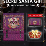 "Catrinelle" Leather Backpack Matching SANTA Combo