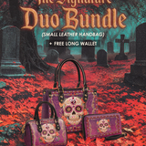 "Catrinelle" The Signature Duo Bundle (Small Leather Handbag)