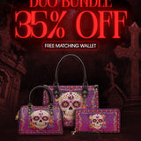 "Catrinelle" The Signature Duo Bundle (Small Leather Handbag)