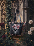 "Roselace" Leather Tote Bag