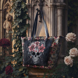 "Roselace" Leather Tote Bag Matching SANTA Combo