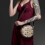 "Mournaire" Circle Crossbody Bag Matching SANTA Combo