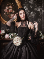 "Mournaire" Circle Crossbody Bag
