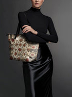 "Mournaire" Leather Tote Bag SPOOKY DEAL