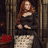 "Mournaire" Leather Tote Bag Matching SANTA Combo