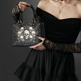 "Deathmark" Small Leather Bag - 100.1 DEAL