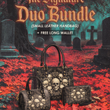 "Deathmark" The Signature Duo Bundle (Small Leather Handbag)