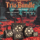 "Deathmark" The Signature Trio Bundle (Small Leather Handbag)