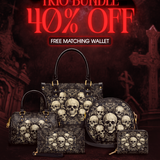 "Deathmark" The Signature Trio Bundle (Small Leather Handbag)