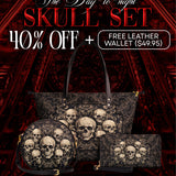 "Deathmark" The Essentials Day-to-Night Skull Set