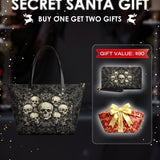 "Deathmark" Leather Tote Bag Matching SANTA Combo
