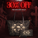 "Deathmark" Leather Tote Bag Deal