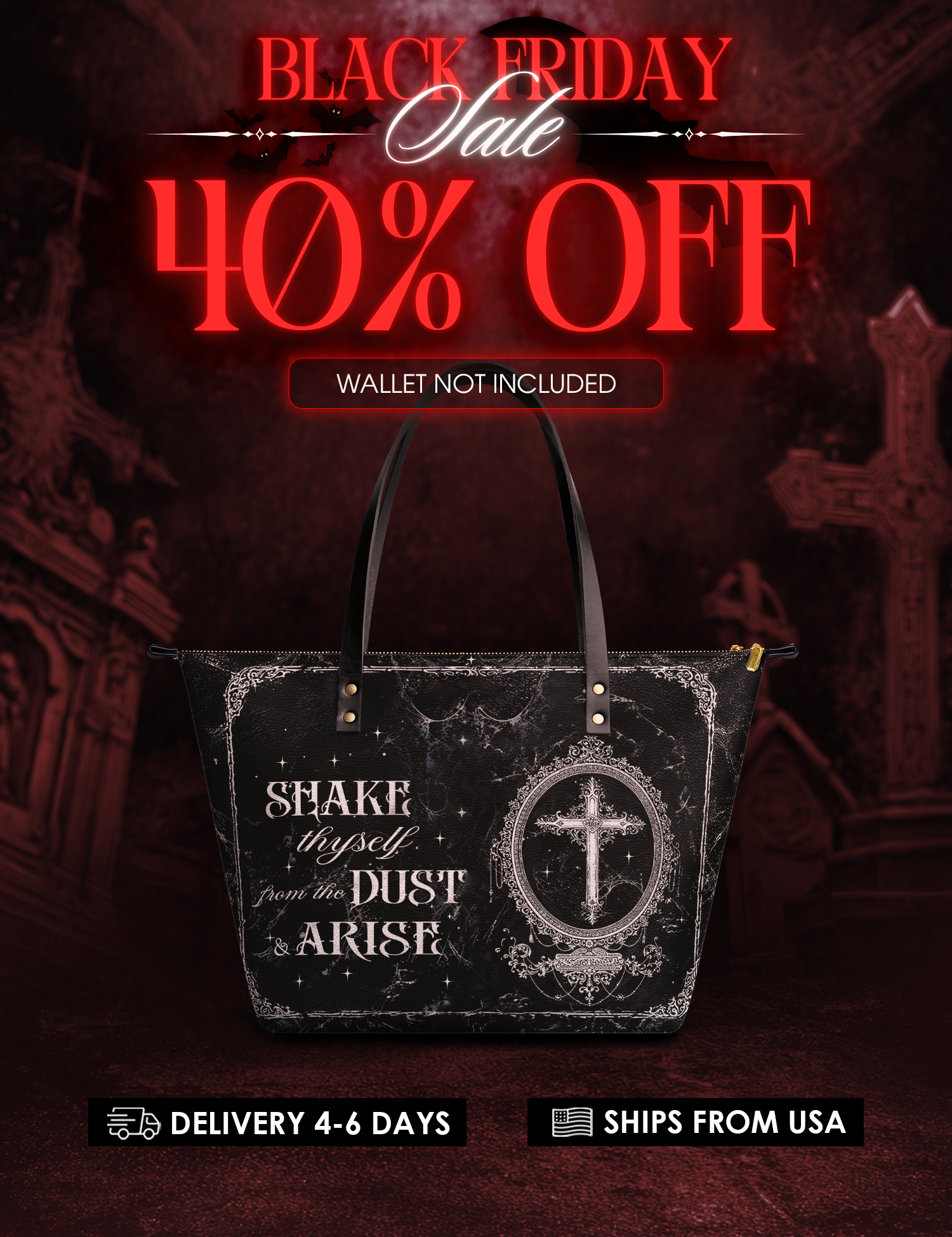 "Dustveil" Leather Tote Bag Deal