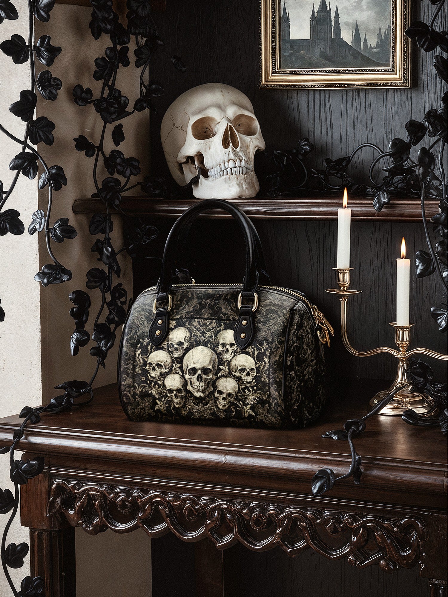 "Deathmark" Mini Satchel
