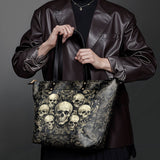 "Deathmark" Leather Tote Bag Matching SANTA Combo