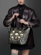 "Deathmark" Leather Tote Bag