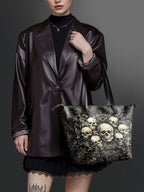 "Deathmark" Leather Tote Bag