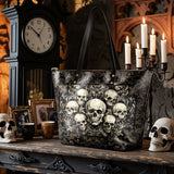"Deathmark" Leather Tote Bag Matching SANTA Combo