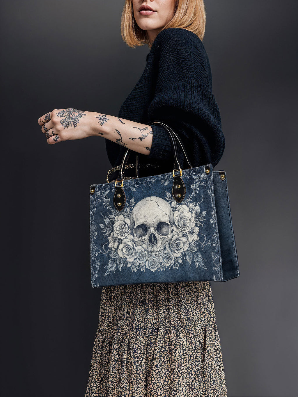 "Frostmourne" - Yellow Interior - Leather Handbag