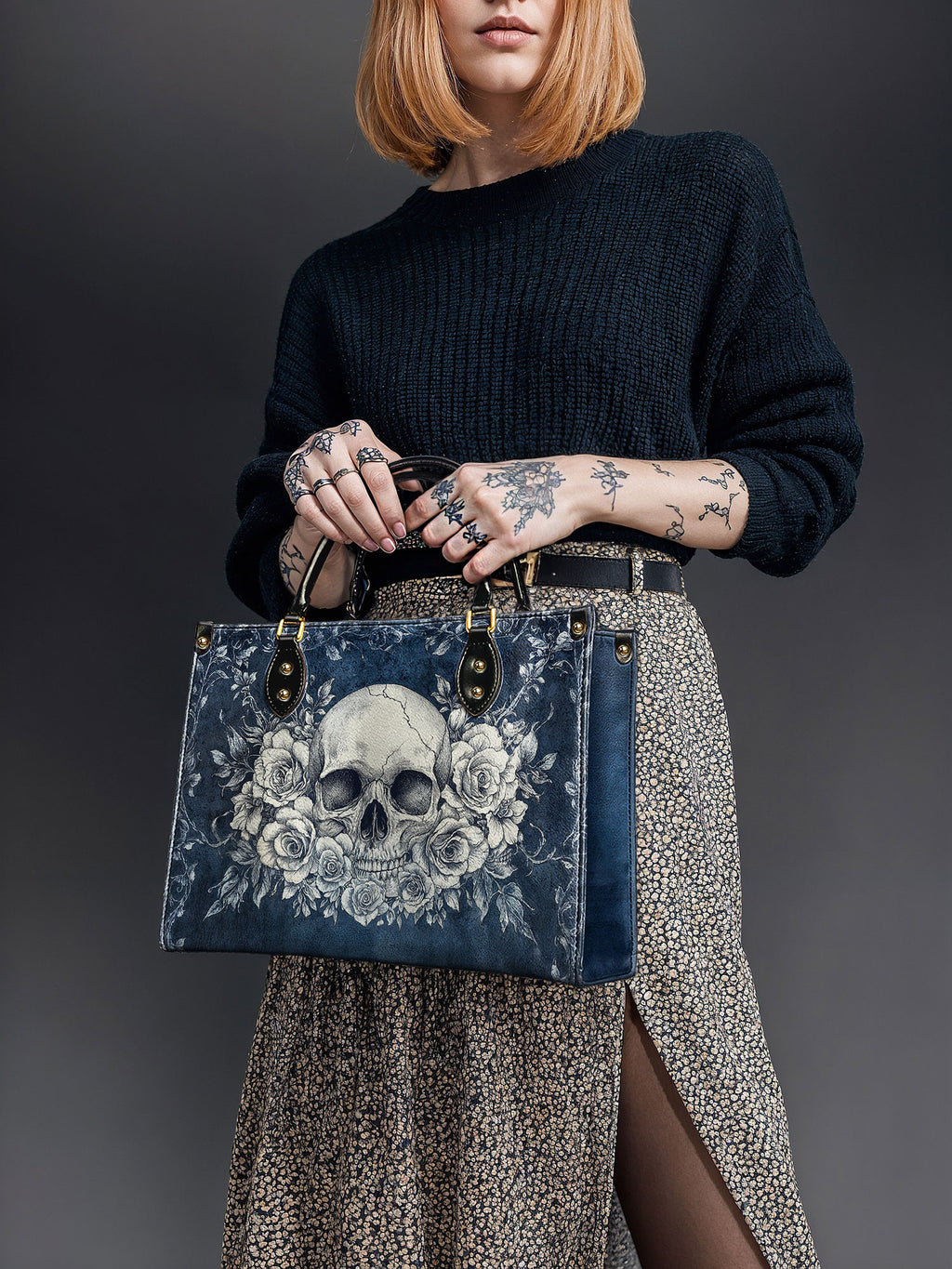 "Frostmourne" - Yellow Interior - Leather Handbag