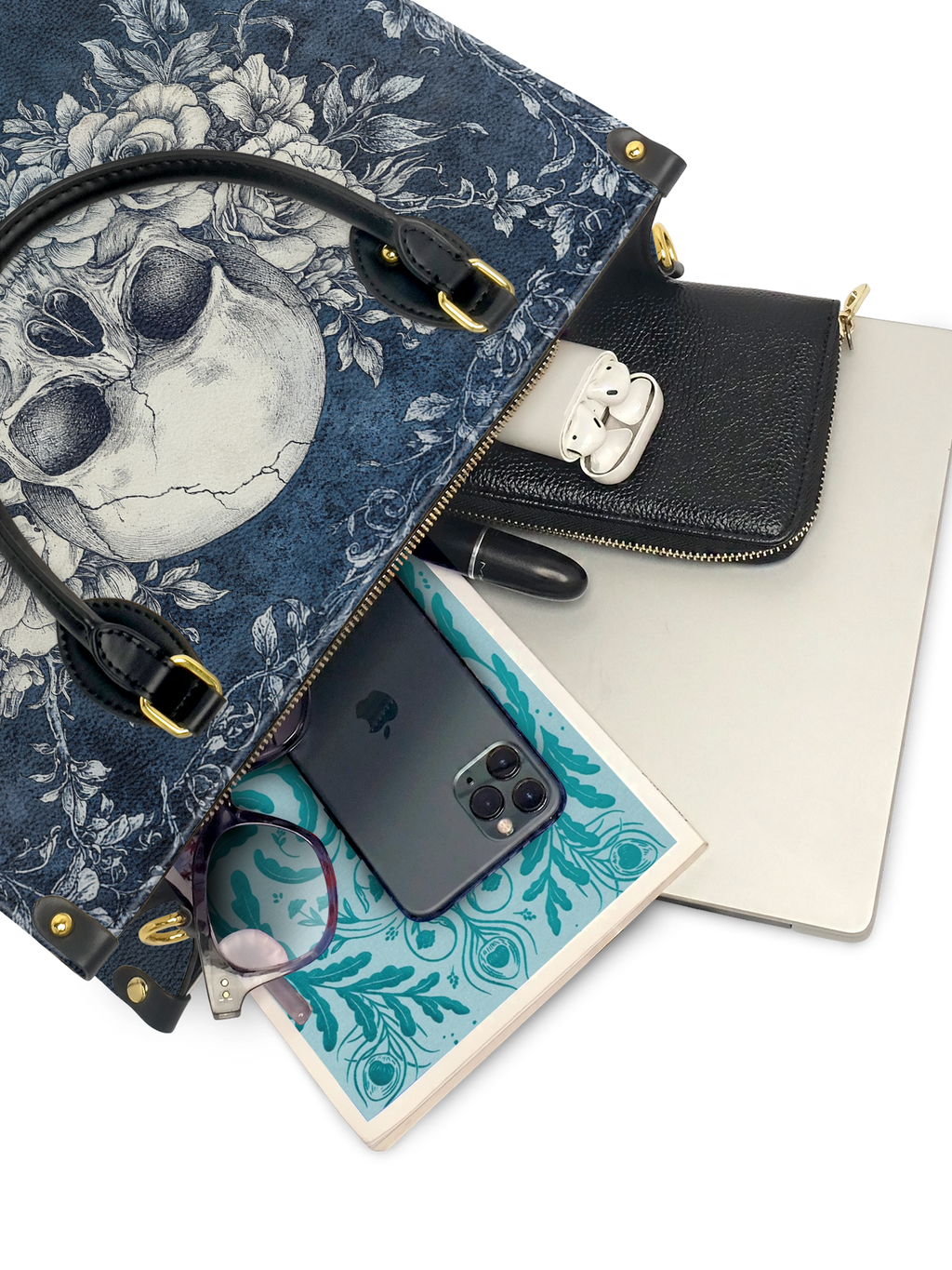 "Frostmourne" - Yellow Interior - Leather Handbag