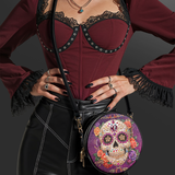 "Catrinelle" Circle Crossbody Bag Matching SANTA Combo