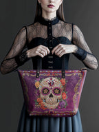 "Catrinelle" Leather Tote Bag