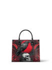 "Bloodraven" - Red Interior - Leather Handbag