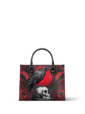 "Bloodraven" - Red Interior - Leather Handbag