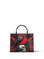 "Bloodraven" - Red Interior - Leather Handbag