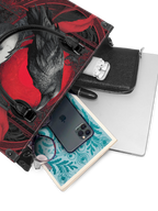 "Bloodraven" - Red Interior - Leather Handbag