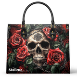 Skullette Skull Roses Chain TM Bag
