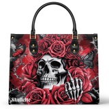 Skullette Skull Rose Butterfly TM Bag