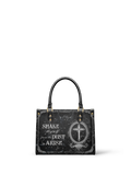 "Dustveil" - Yellow Interior - Small Leather Handbag