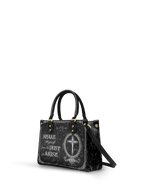 "Dustveil" - Yellow Interior - Small Leather Handbag