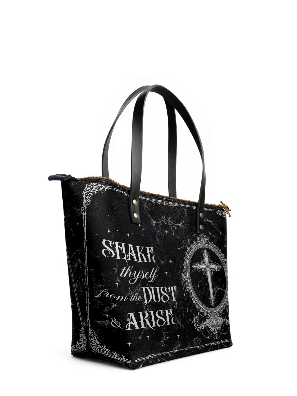 "Dustveil" Leather Tote Bag