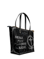 "Dustveil" Leather Tote Bag