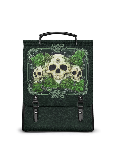 "Bloodrose" Poison Ivy Leather Backpack